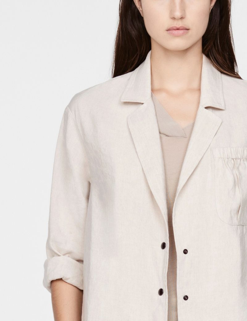 Sarah Pacini Veste longue - lin