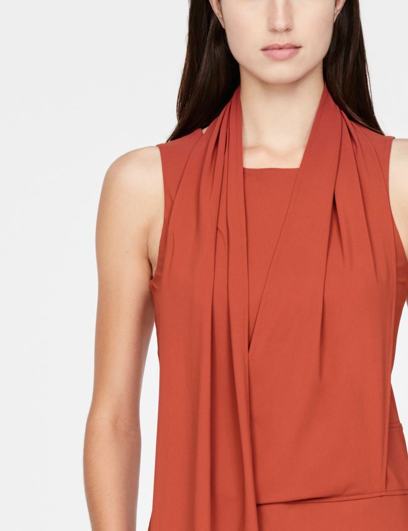 Sarah Pacini Robe maxi - écharpe