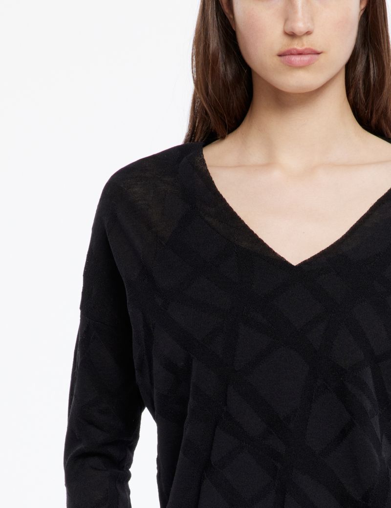 Sarah Pacini Merino sweater - V-neck