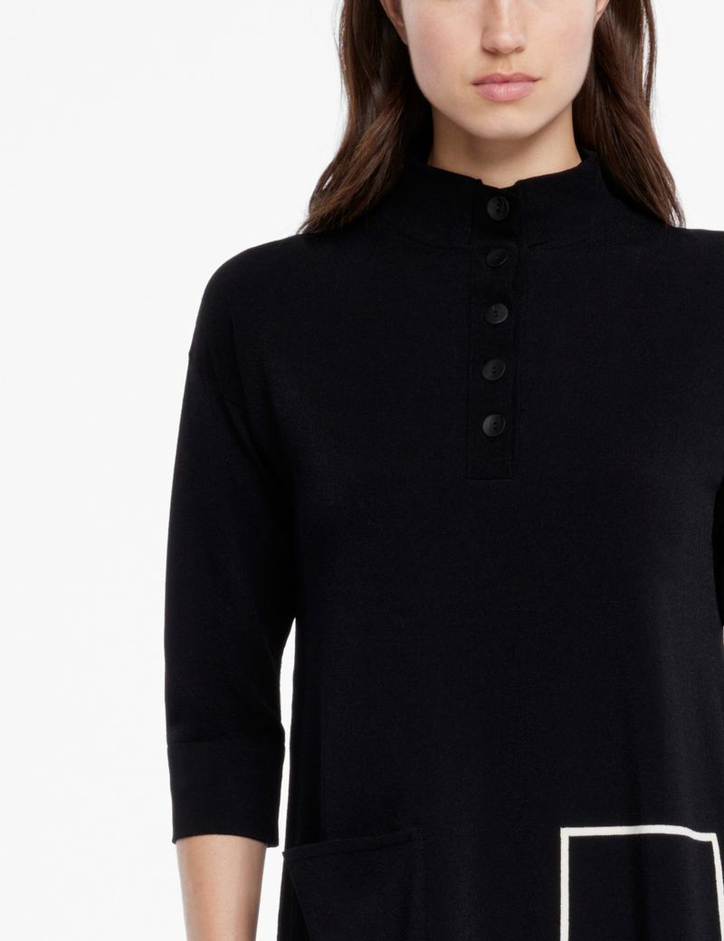 Sarah Pacini Robe ligne A - poche plaquée