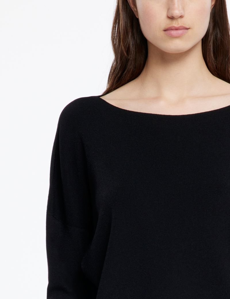 Sarah Pacini Pull long - inserts translucides