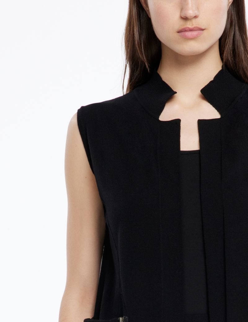 Sarah Pacini Long cardigan - poches réversibles
