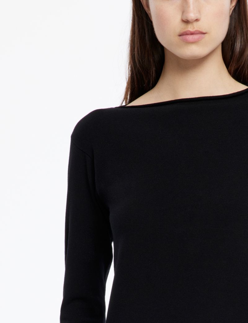 Sarah Pacini Pull - col asymétrique