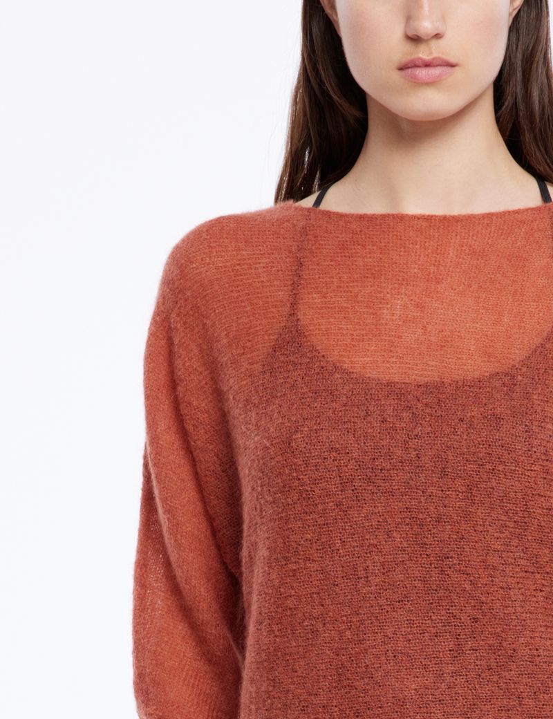Sarah Pacini Ultra-leichter sweater mohair - 3/4-Ärmel