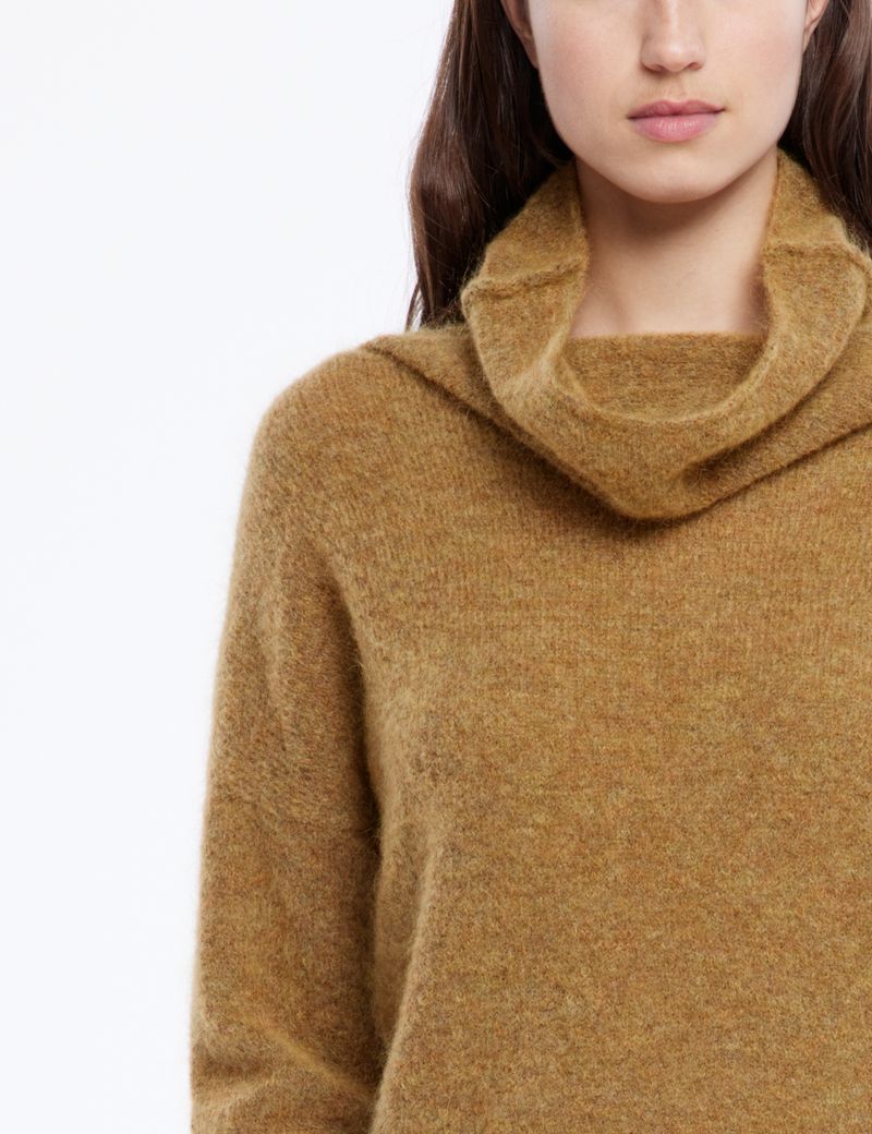 Sarah Pacini Mohair merino trui - kort