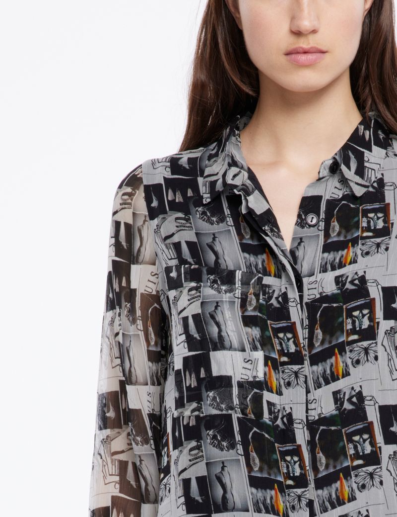 Sarah Pacini Chemise évasée - inspiration