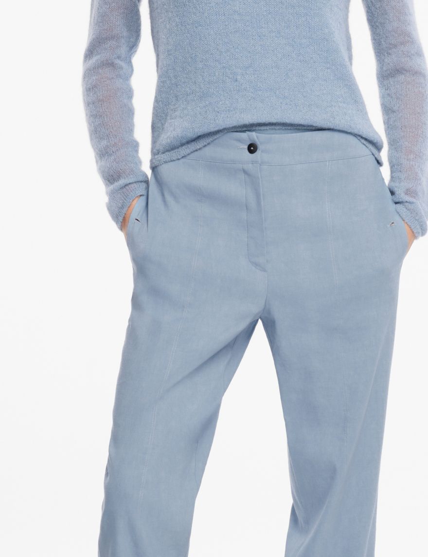 Sarah Pacini Pantalon - lin et viscose