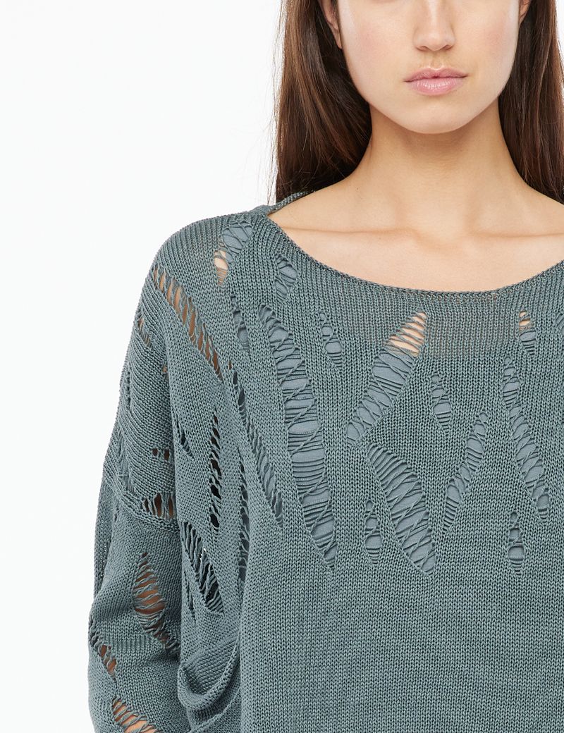 Sarah Pacini Pull 100% coton - poches