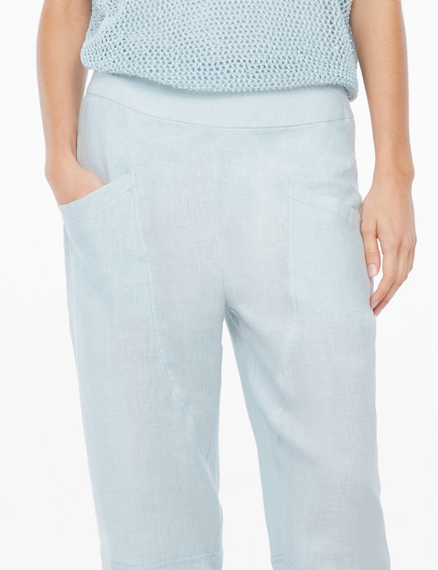 Sarah Pacini Linen pants - pocket details