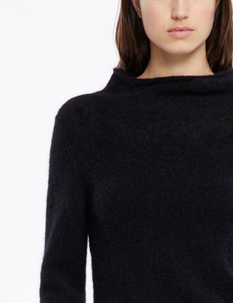 Sarah Pacini Mohair-merino sweater