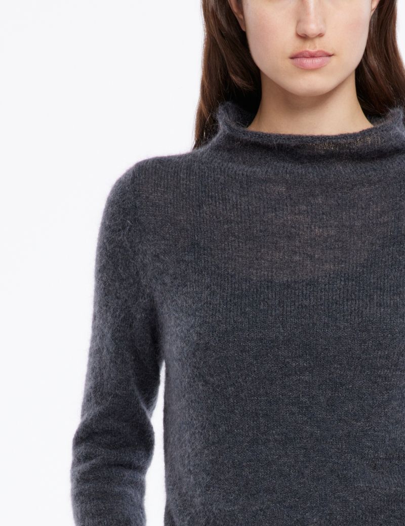 Sarah Pacini Mohair-merino sweater