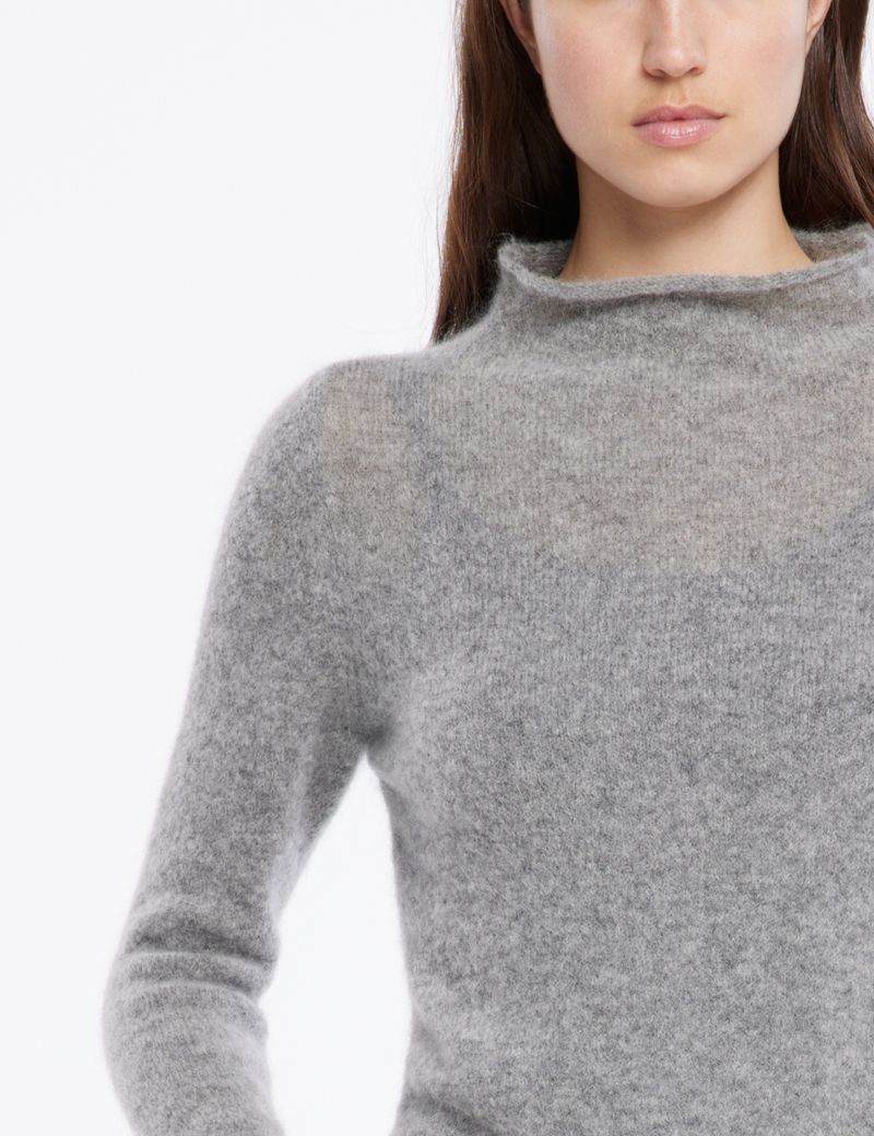 Sarah Pacini Mohair-merino sweater