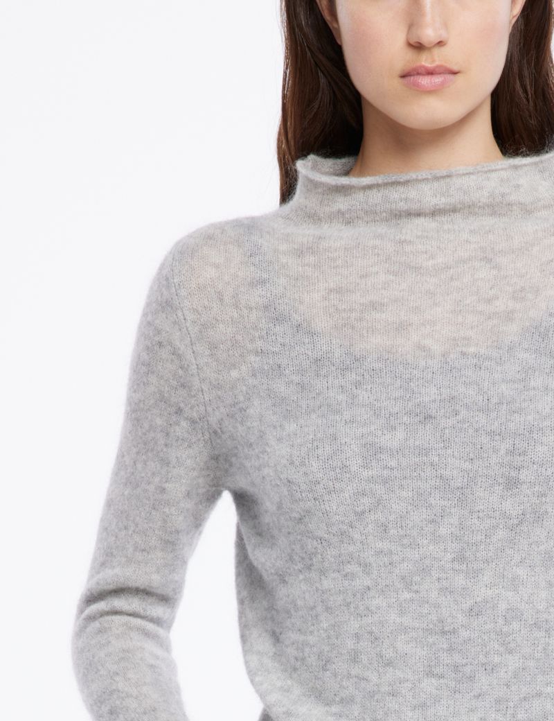 Sarah Pacini Mohair-merino sweater
