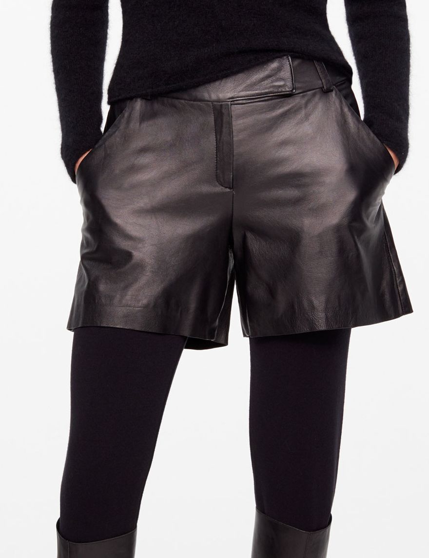 Sarah Pacini SHORTS - CUIR SOUPLE