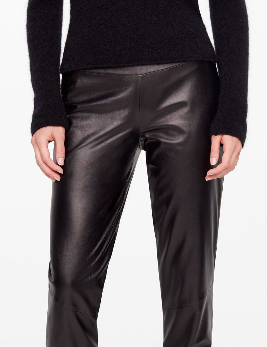Sarah Pacini PANTALON - CUIR SOUPLE