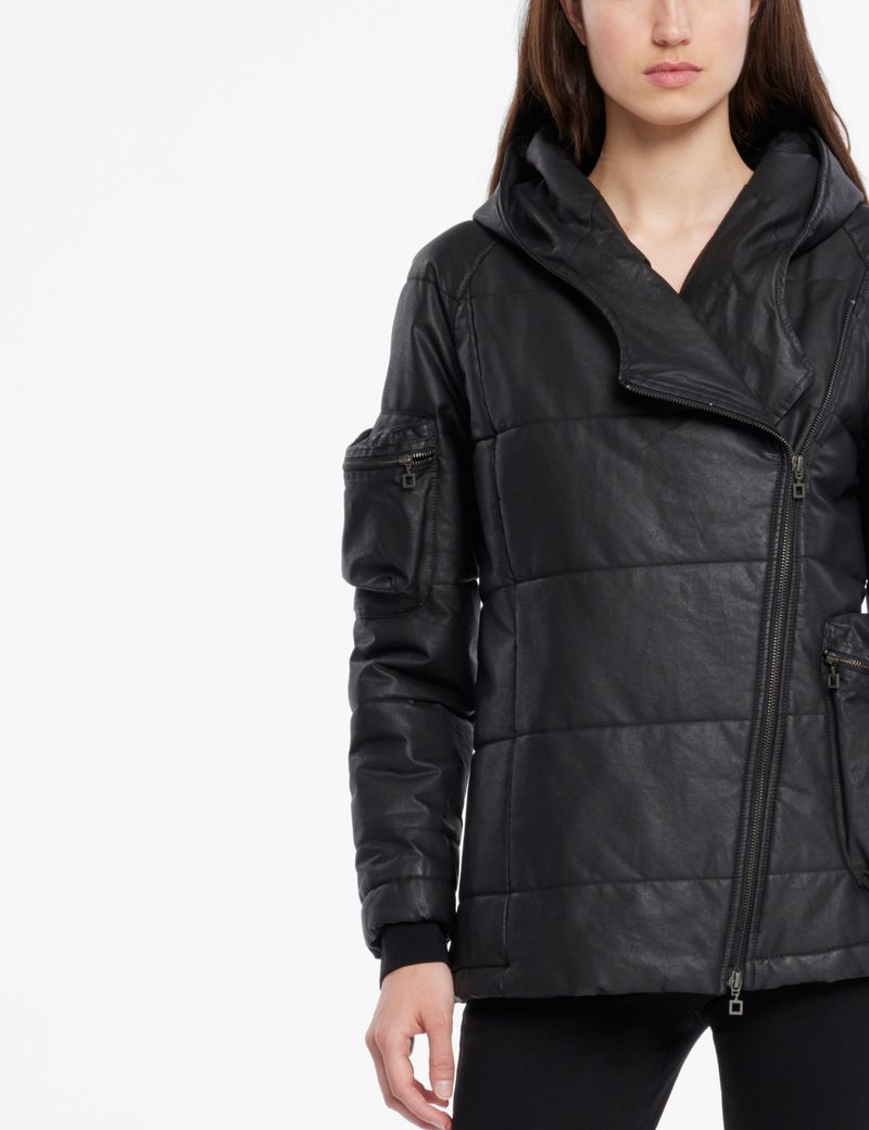 Sarah Pacini Manteau - fermoir zip asymétrique