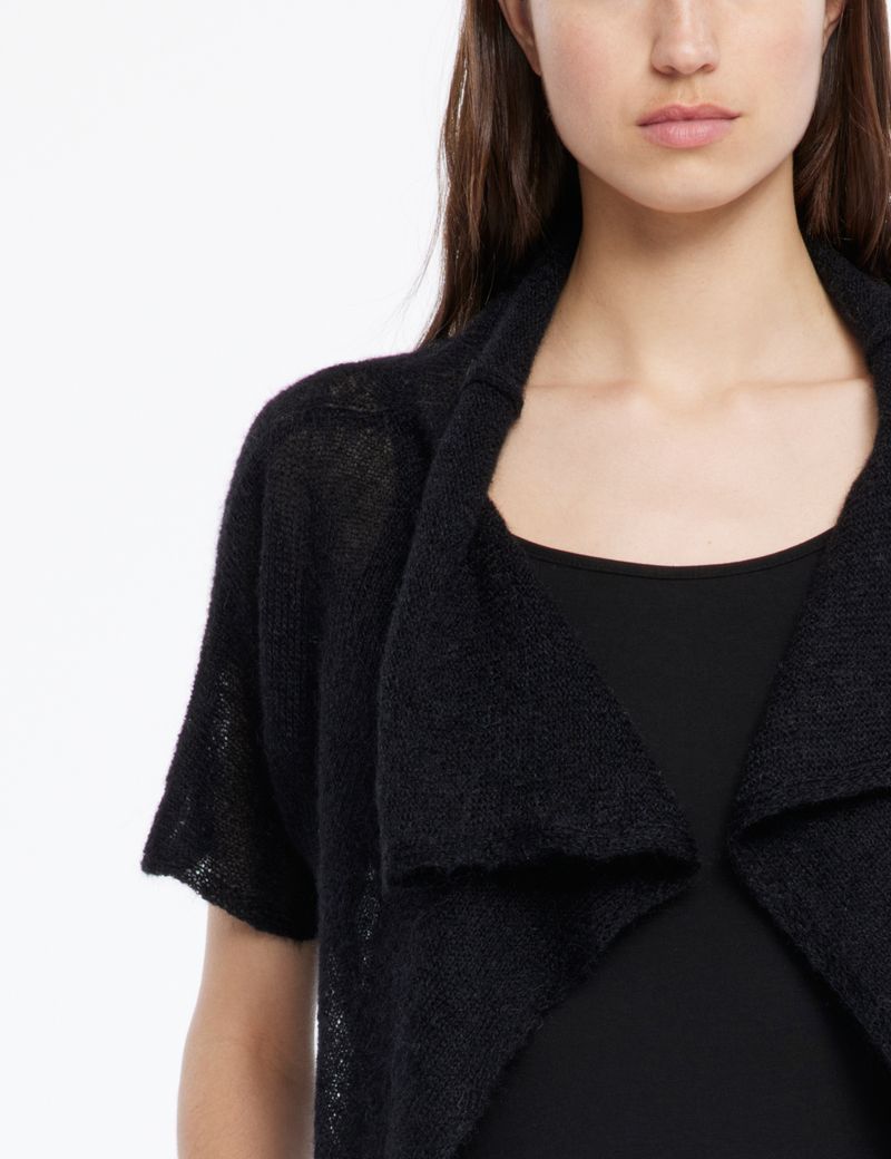 Sarah Pacini CARDIGAN COURT - MOHAIR ULTRA LÉGER