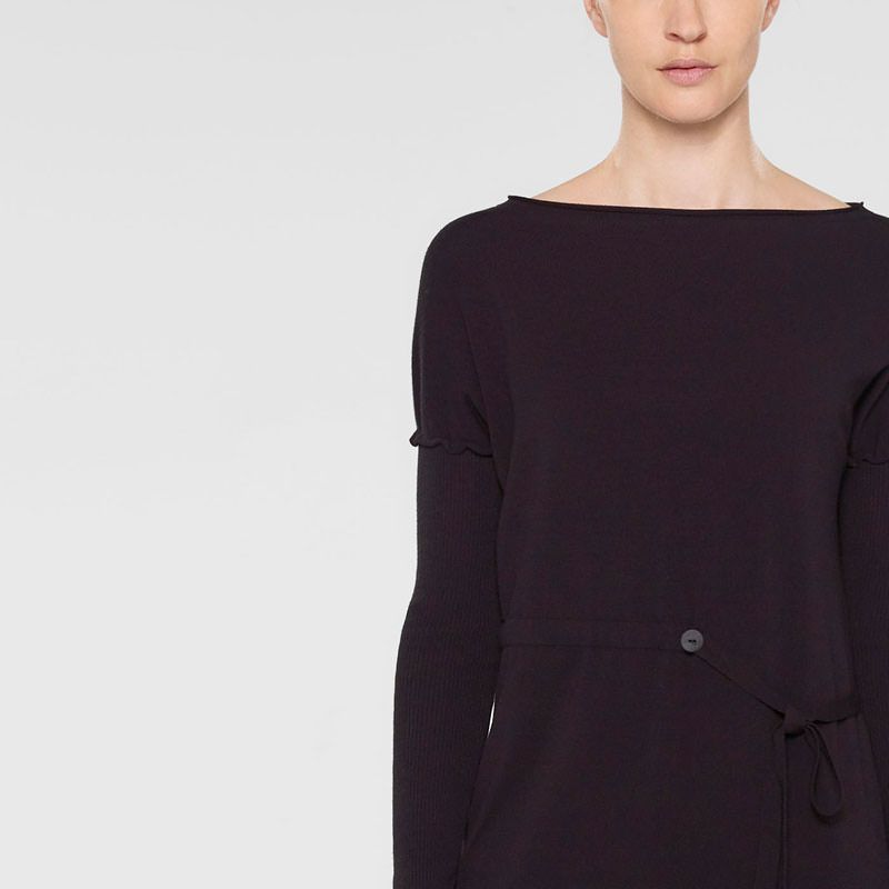 Sarah Pacini Pull long avec ceinture souple
