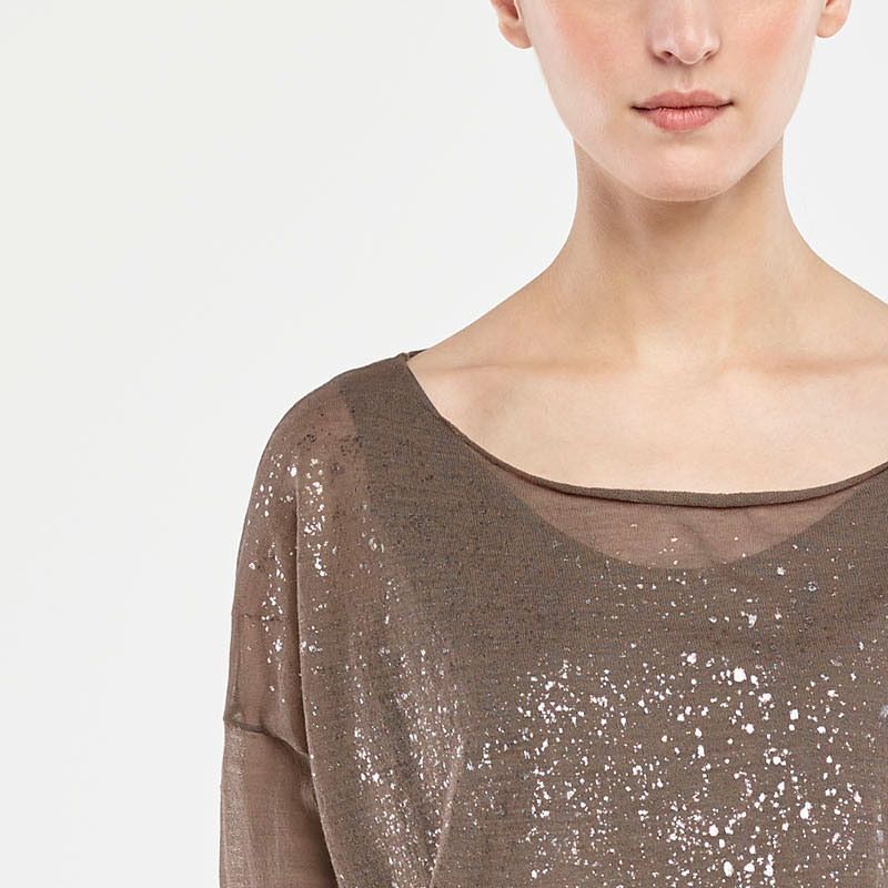 Sarah Pacini PULL COURT - PLUIE D'ETOILES