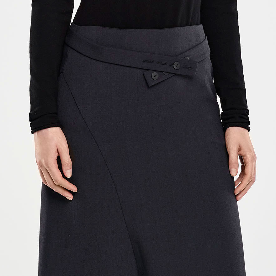 Sarah Pacini GABARDINE PANT-SKIRT