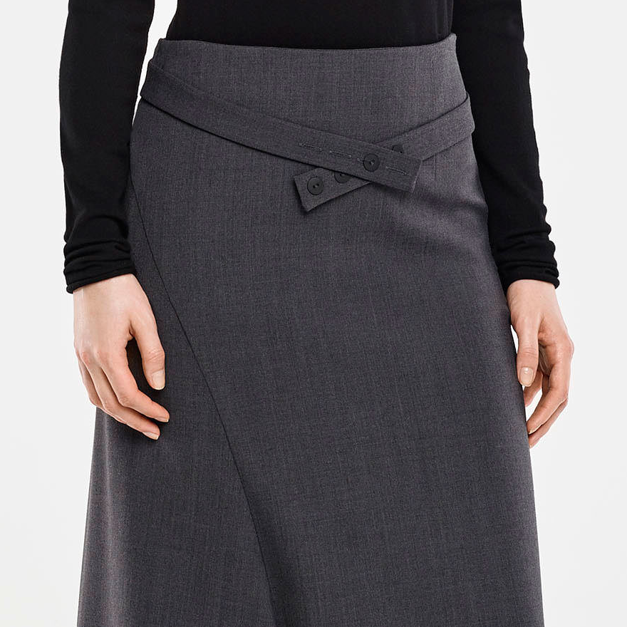 Sarah Pacini HOSENROCK AUS GABARDINE