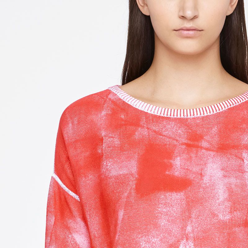 Sarah Pacini BATIK-SWEATER - GERIPPT