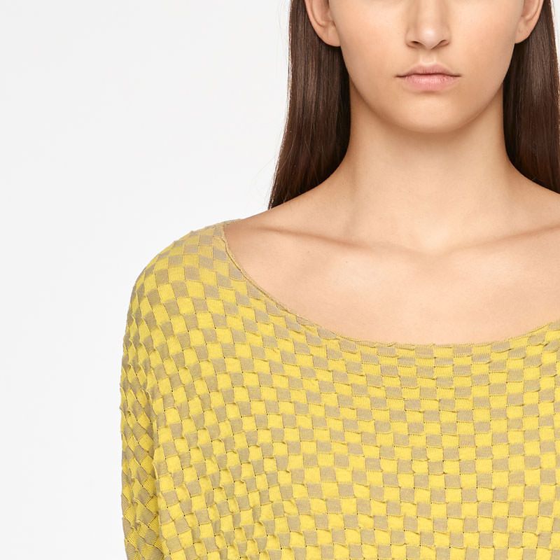 Sarah Pacini LANGER SWEATER - DAMIER