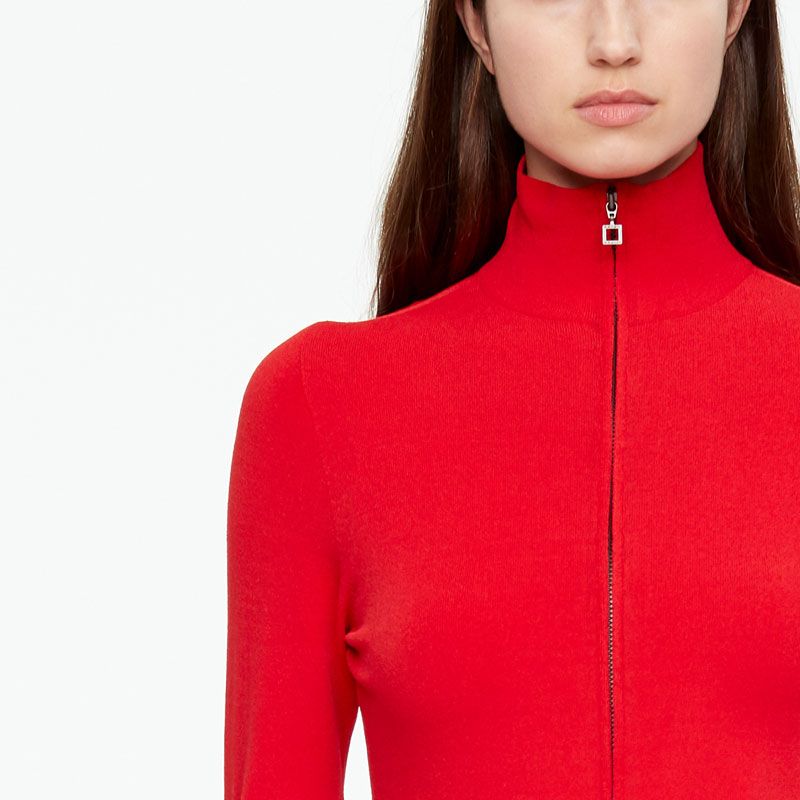 Sarah Pacini CARDIGAN - TRANSLUCENT DETAILS