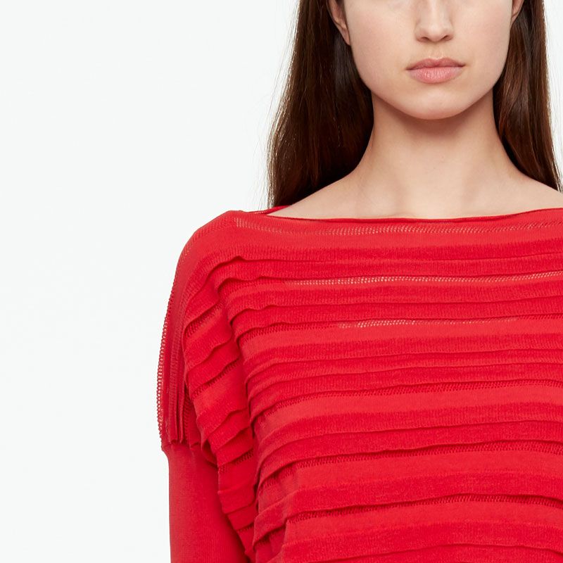 Sarah Pacini PULL COTON MAKO - RAYURES