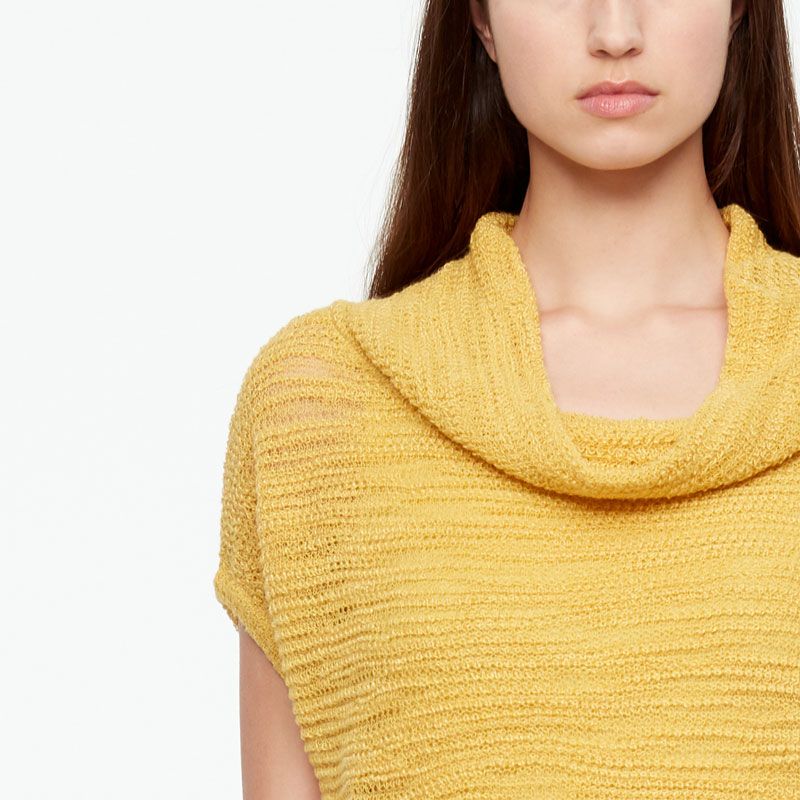 Sarah Pacini OPENWORK SWEATER - KURZAERMLIG