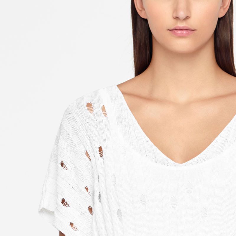 Sarah Pacini PULL EN LIN - COL V