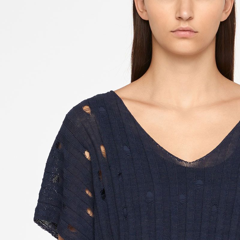 Sarah Pacini PULL EN LIN - COL V