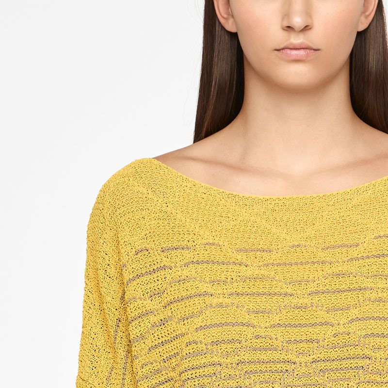 Sarah Pacini PULL EN LIN - DEUX-TONS