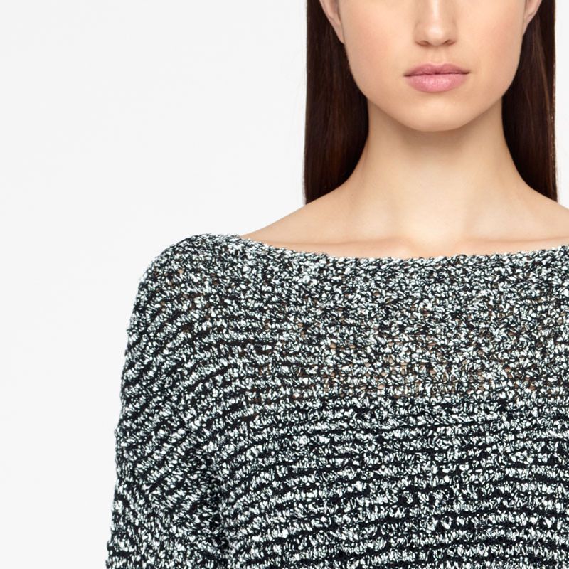 Sarah Pacini CHINÉ SWEATER - CROPPED