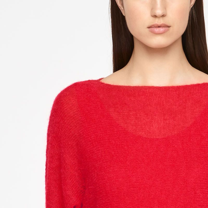 Sarah Pacini PULL MOHAIR ULTRA LÉGER - 1/2 MANCHES