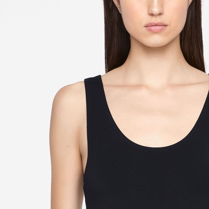 Sarah Pacini SLEEVELESS TOP - SILVER LINING