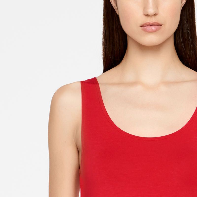 Sarah Pacini SLEEVELESS TOP - SILVER LINING