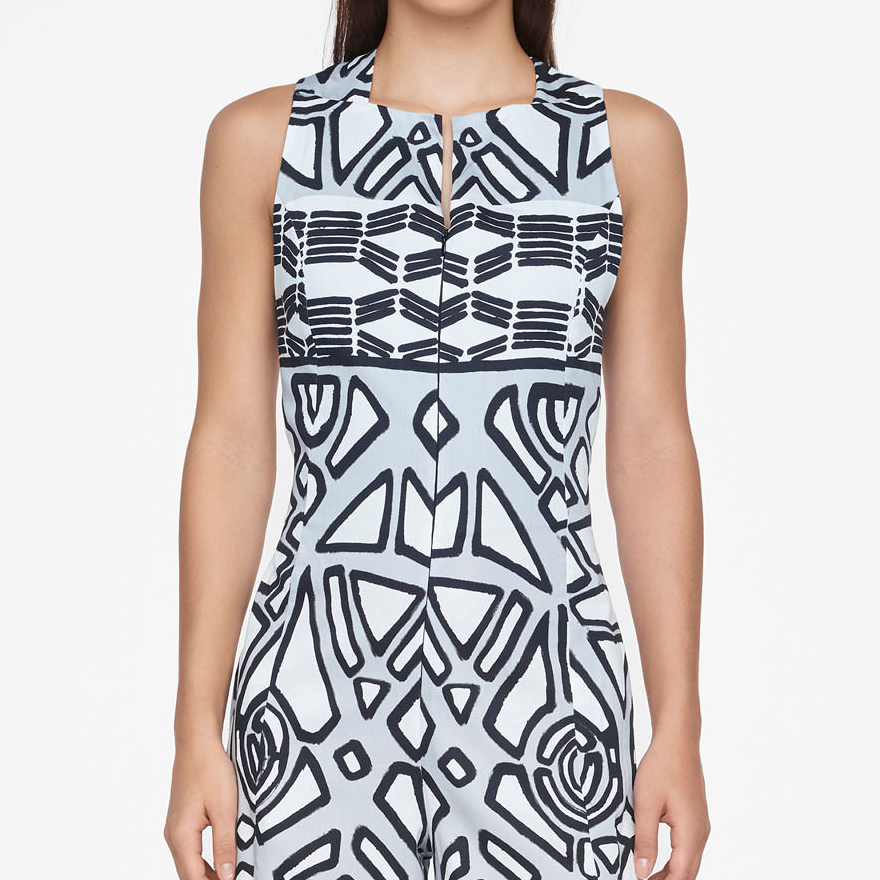 Sarah Pacini GRAFISCHER JUMPSUIT