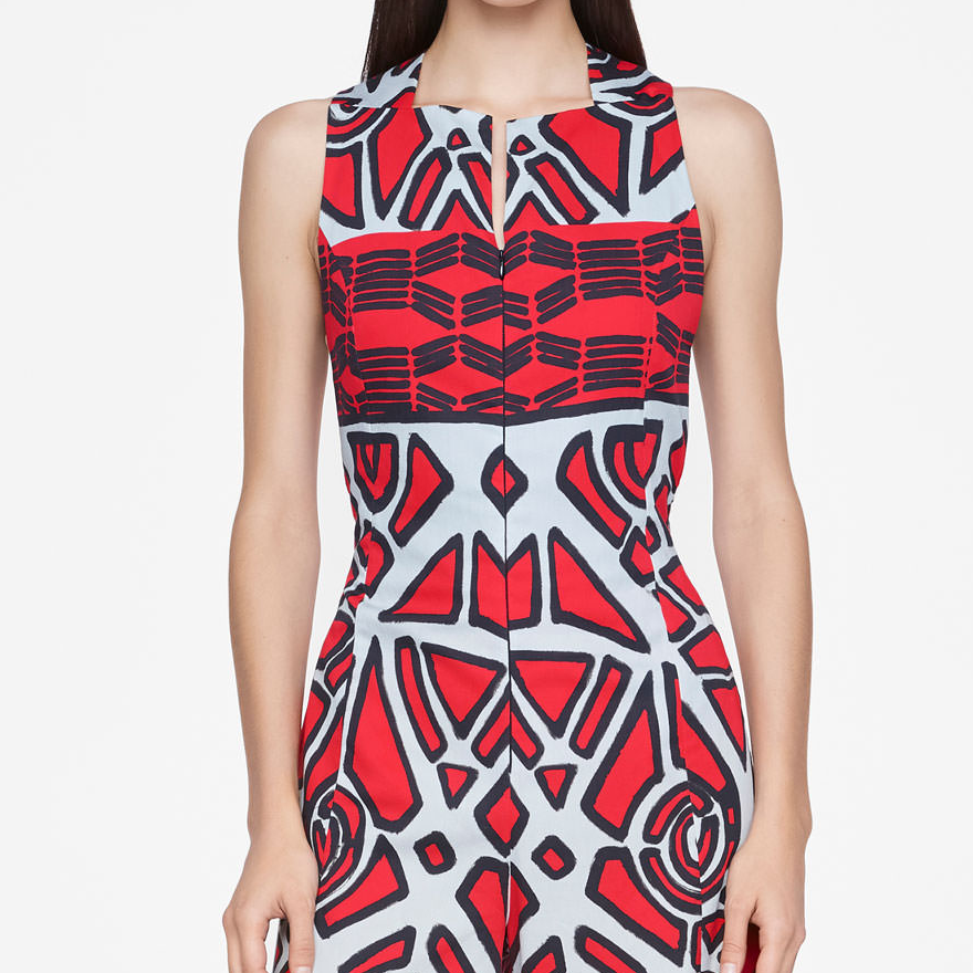 Sarah Pacini GRAFISCHE JUMPSUIT