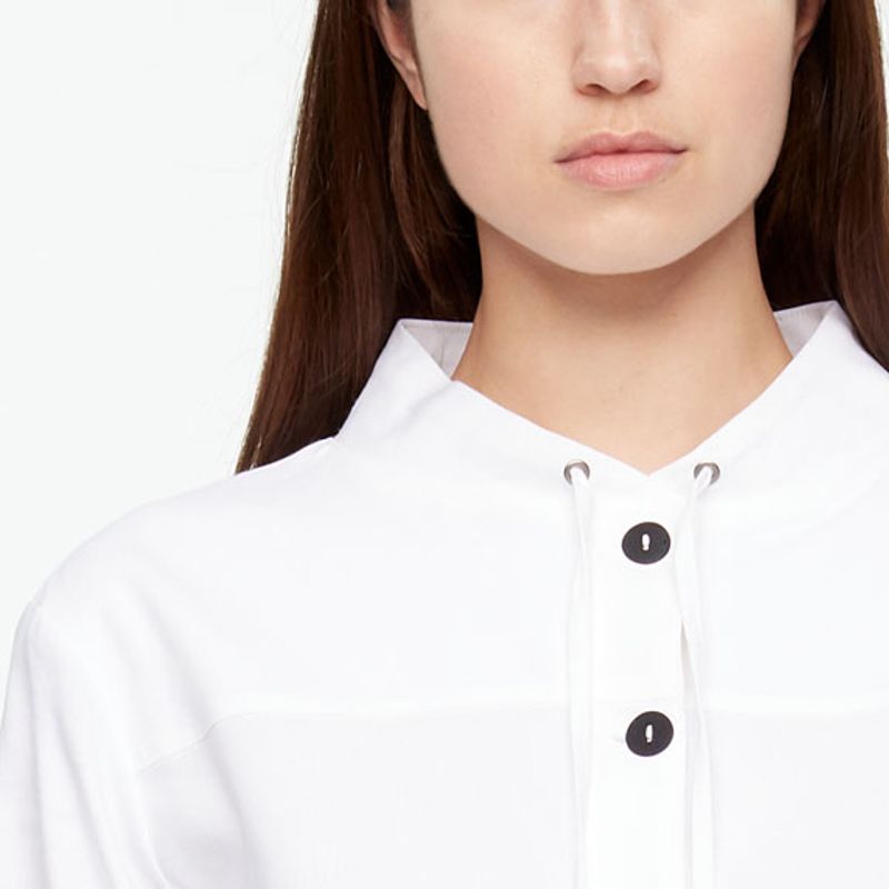 Sarah Pacini LEINENJACKE - KURZ