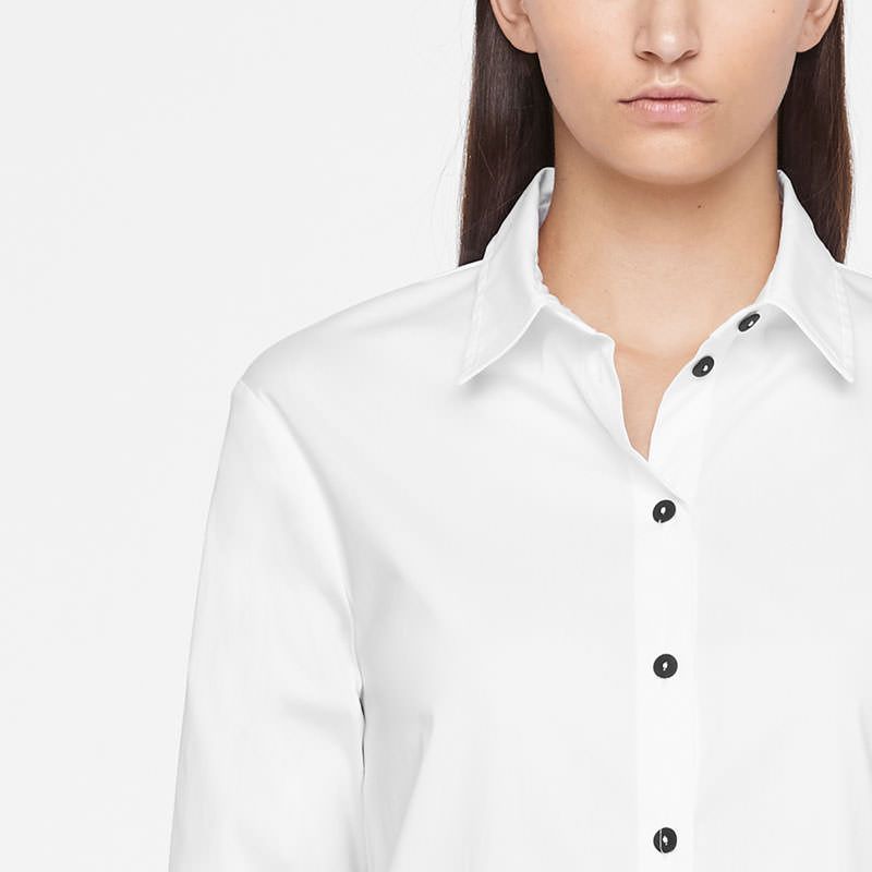Sarah Pacini LANGE SHIRT - ZIJSPLITS