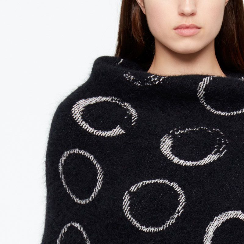 Sarah Pacini PONCHO - CIRCLE MOTIF