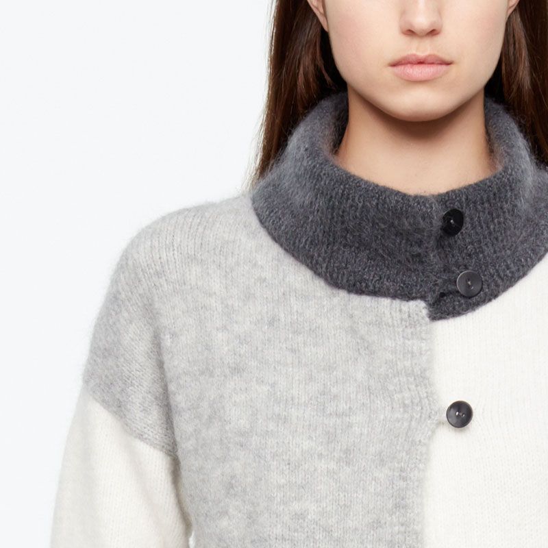 Sarah Pacini LANGE CARDIGAN - COLORBLOCK
