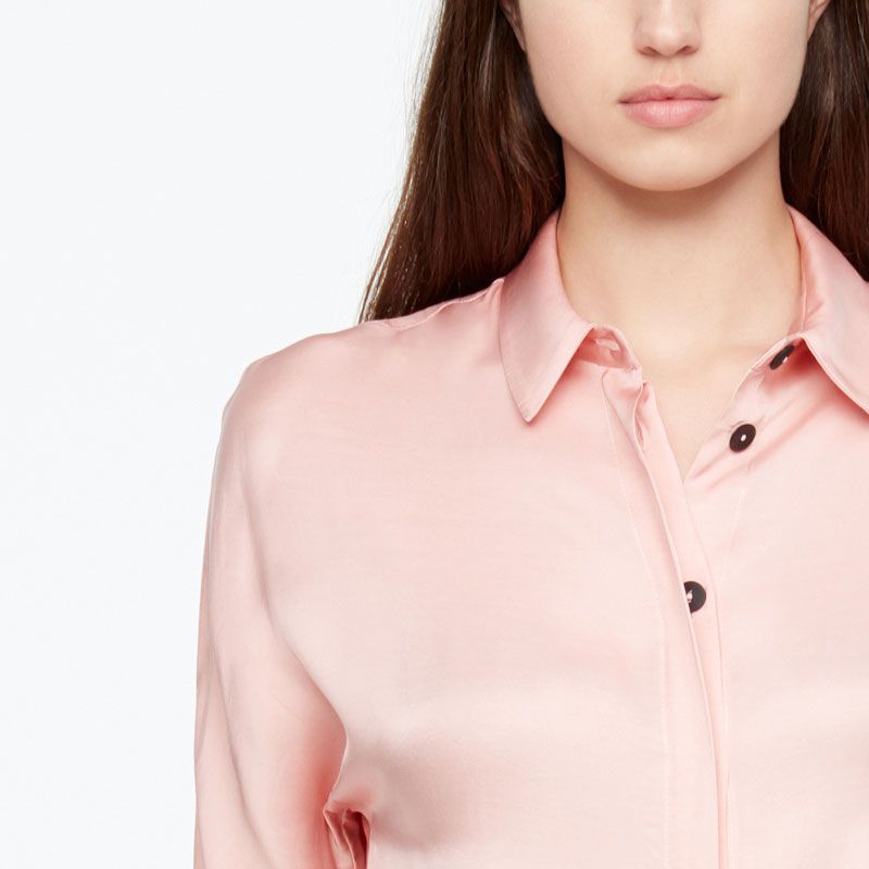 Sarah Pacini SHIRT - SATIN EFFEKT