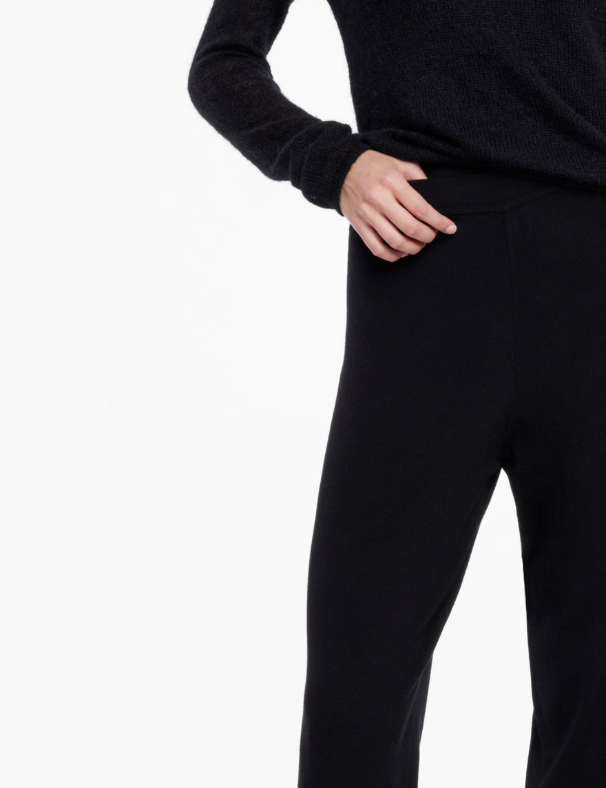 Pantalon Femme Sarah Pacini Taille 2 (40/42) Noir - Viscose, Coton Et Métal, Neuf Jamais Porté