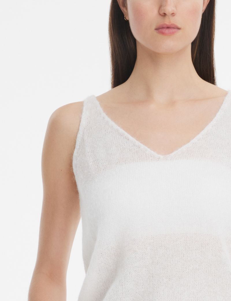 Gilet à Capuche Sarah Pacini - 45% Baby Alpaca, Taille Unique, Occasion Très Bon état