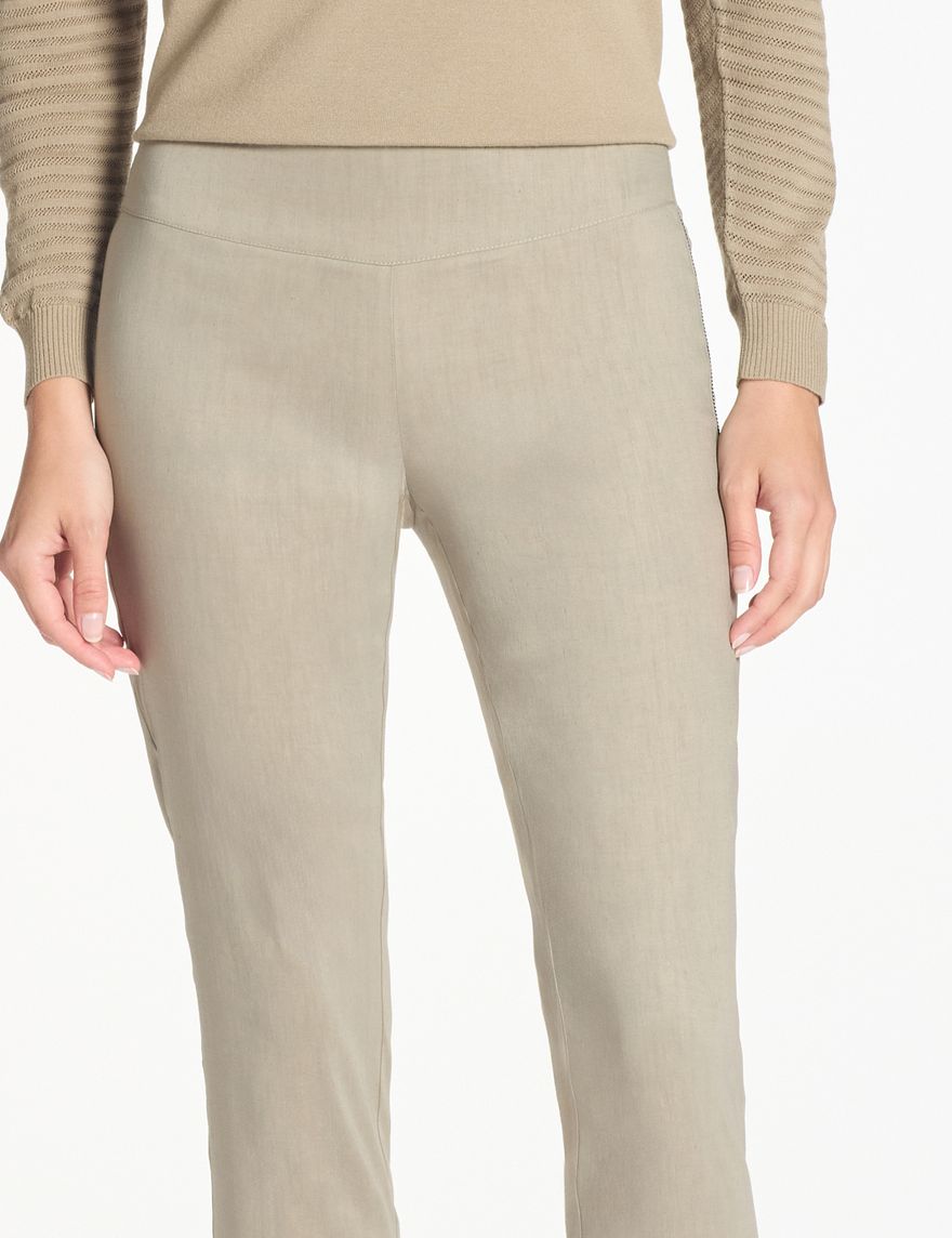 Sarah Pacini アイボリー リネン サルエルパンツ Taupe soumia pants – stretch linen by Sarah Pacini