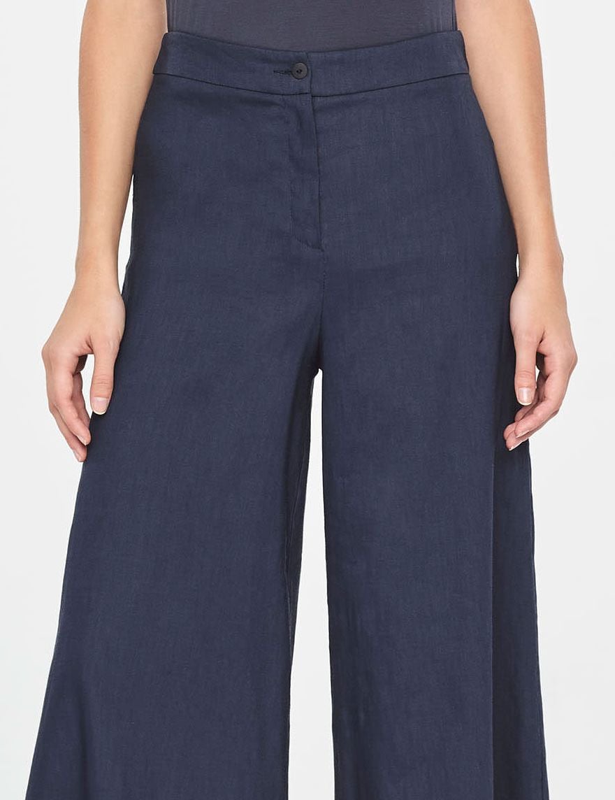 Striped Linen Blend Gaucho Pants (Regular & Petite) by Caslon on @nordstrom_rack | Petite 