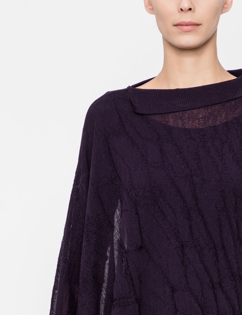 poncho style sweater