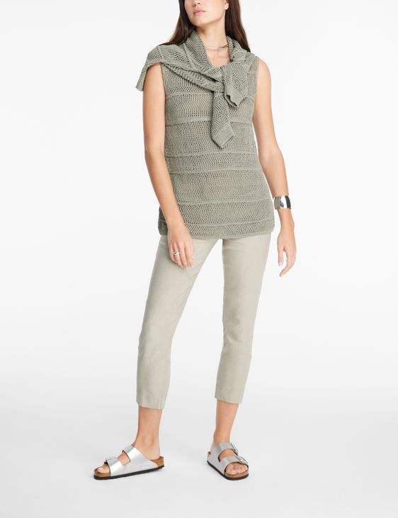 Sarah Pacini Mesh sweater - sleeveless